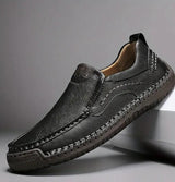 Men's Stitching Breathable Anti-skid Slip On Shoes