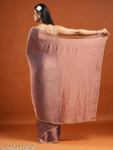 Pastel Shimmer Saree with Fancy Border