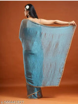 Pastel Shimmer Saree with Fancy Border