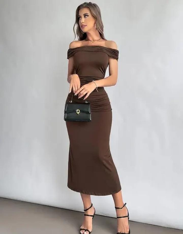Off-Shoulder Bodycon Dress for Women