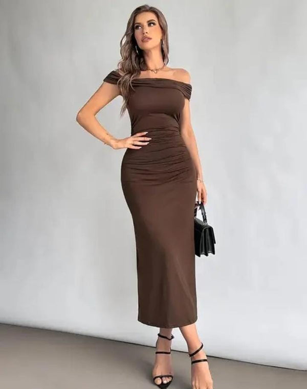 Off-Shoulder Bodycon Dress for Women