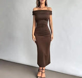 Off-Shoulder Bodycon Dress for Women