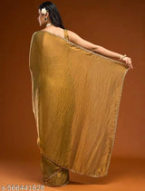 Pastel Shimmer Saree with Fancy Border